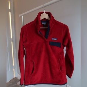 Patagonia Re-Tool Women’s Red Snap Pullover XS | Sweatshirt | Sweater | Fleece
